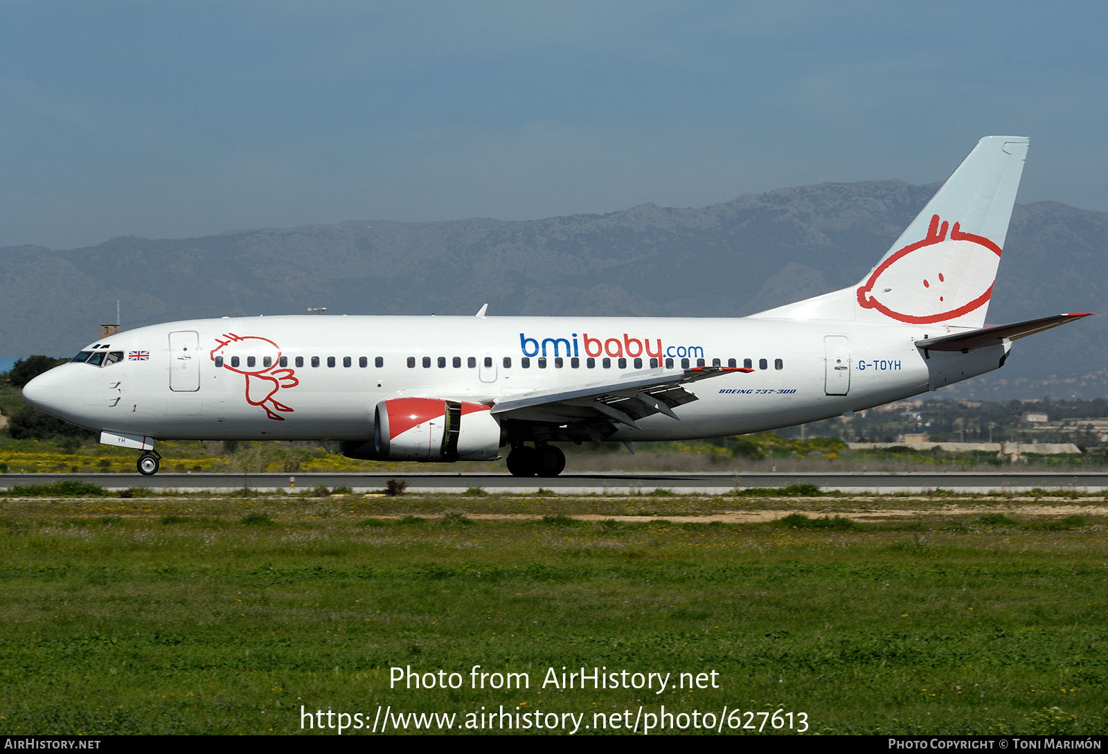 Aircraft Photo of G-TOYH | Boeing 737-36N | Bmibaby | AirHistory.net #627613