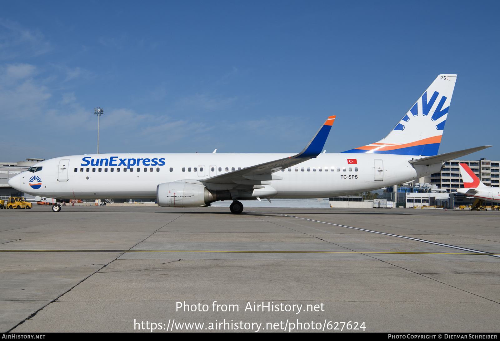 Aircraft Photo of TC-SPS | Boeing 737-82R | SunExpress | AirHistory.net #627624