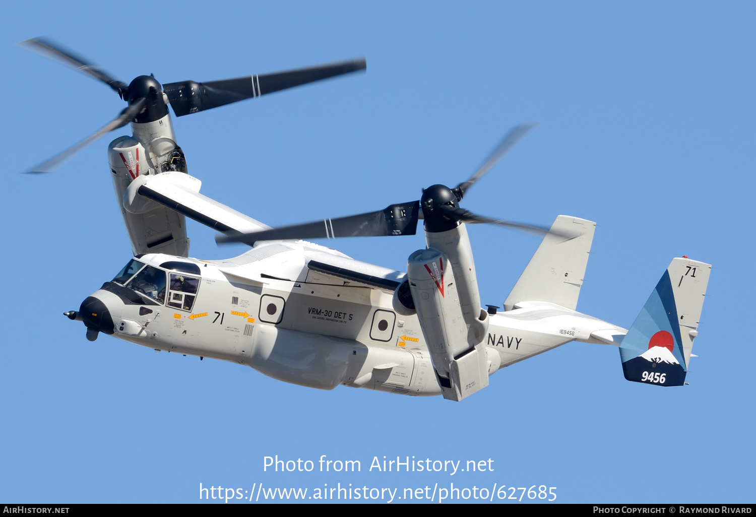 Aircraft Photo of 169456 | Bell-Boeing CMV-22B Osprey | USA - Navy | AirHistory.net #627685