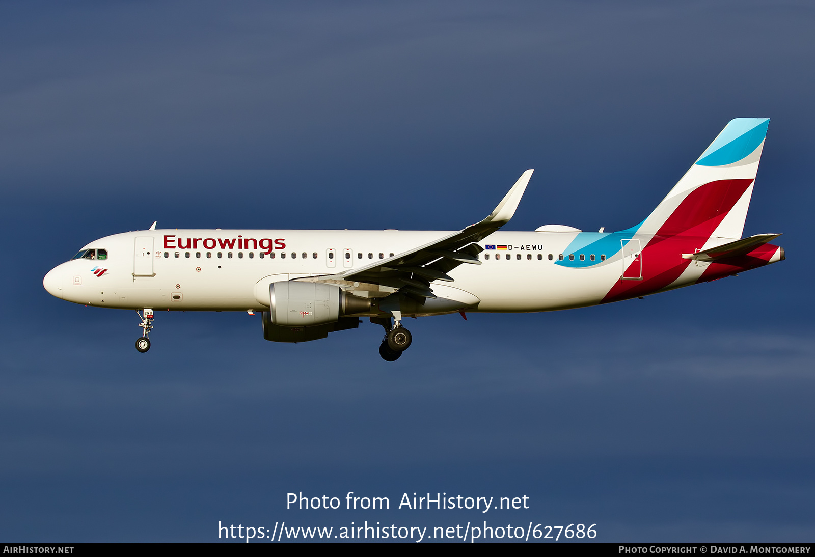 Aircraft Photo of D-AEWU | Airbus A320-214 | Eurowings | AirHistory.net #627686