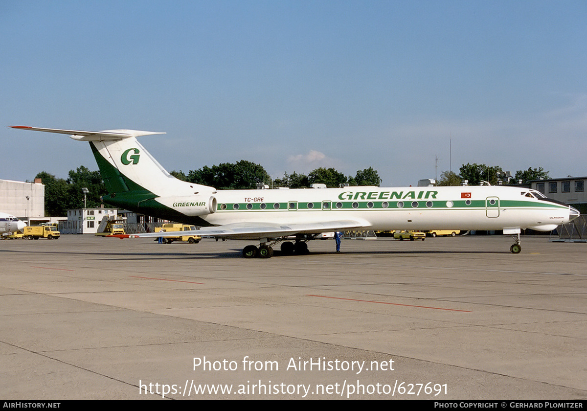 Aircraft Photo of TC-GRE | Tupolev Tu-134A-3 | Greenair | AirHistory.net #627691