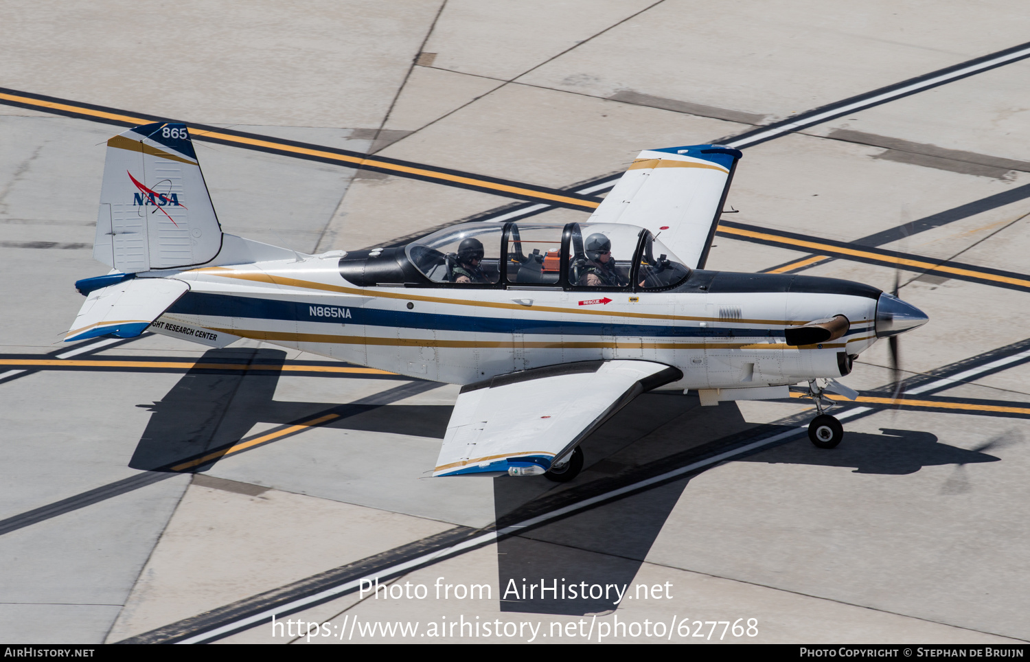 Aircraft Photo of N865NA | Beech NT-34C Turbo Mentor | NASA - National Aeronautics and Space Administration | AirHistory.net #627768