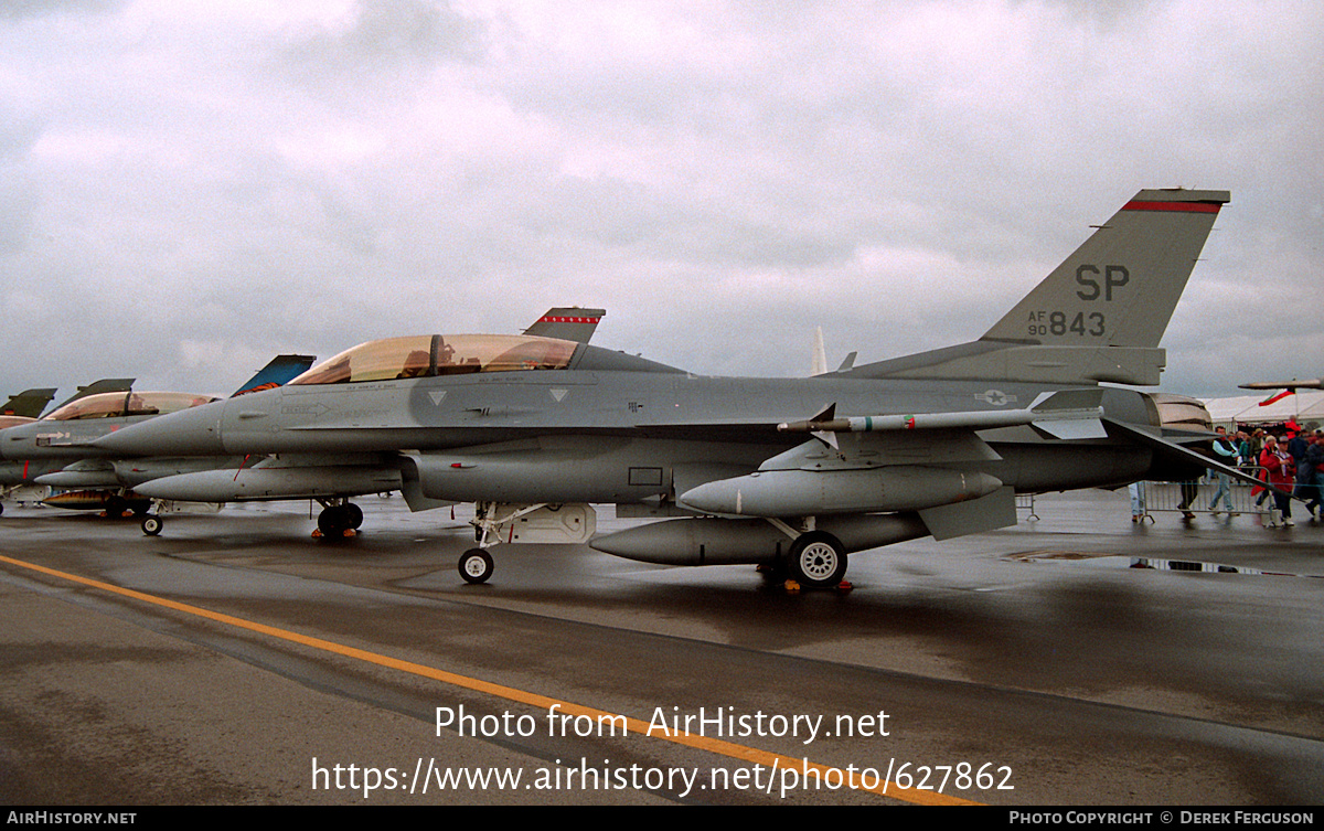 Aircraft Photo of 90-0843 / AF90-843 | General Dynamics F-16D Fighting Falcon | USA - Air Force | AirHistory.net #627862