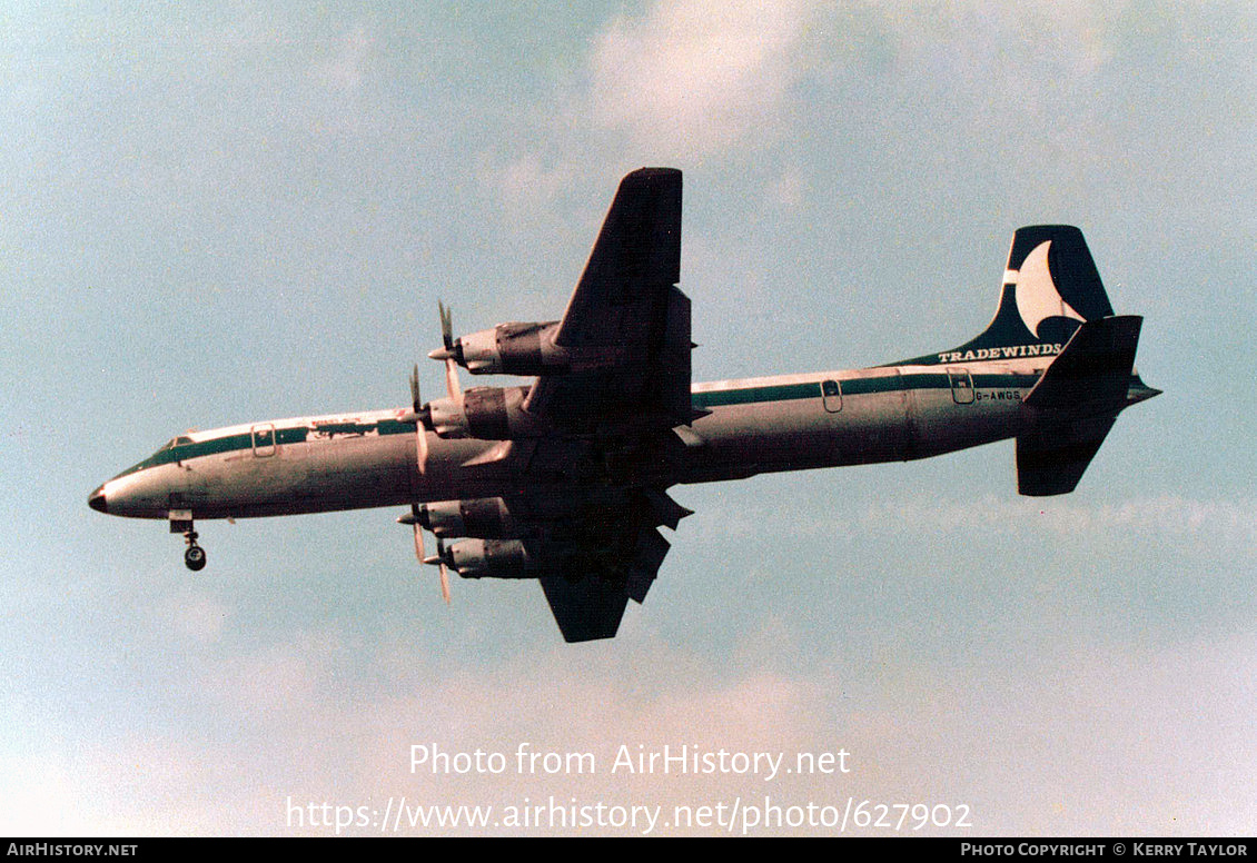 Aircraft Photo of G-AWGS | Canadair CL-44D4-1 | Tradewinds Airways | AirHistory.net #627902