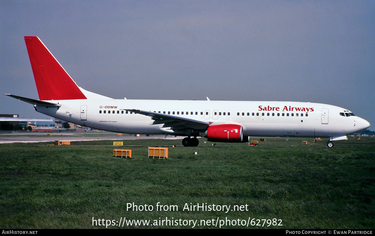 Aircraft Photo of G-ODMW | Boeing 737-81Q | Sabre Airways | AirHistory.net #627982