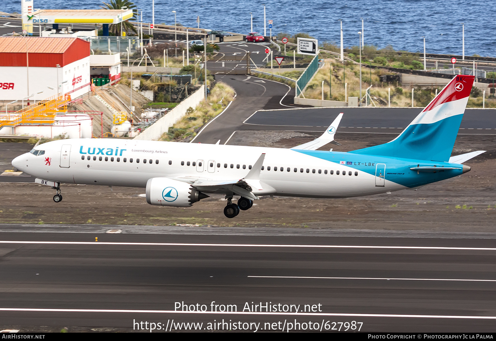 Aircraft Photo of LX-LBK | Boeing 737-8 Max 8 | Luxair | AirHistory.net #627987