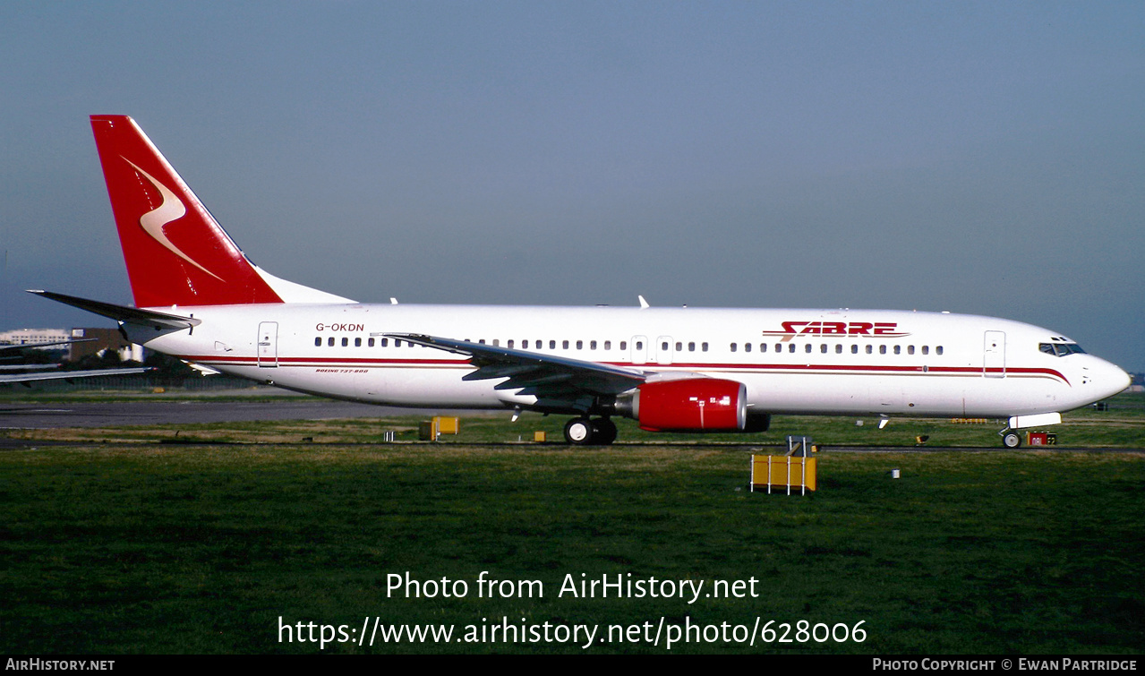 Aircraft Photo of G-OKDN | Boeing 737-8Q8 | Air Berlin | AirHistory.net #628006