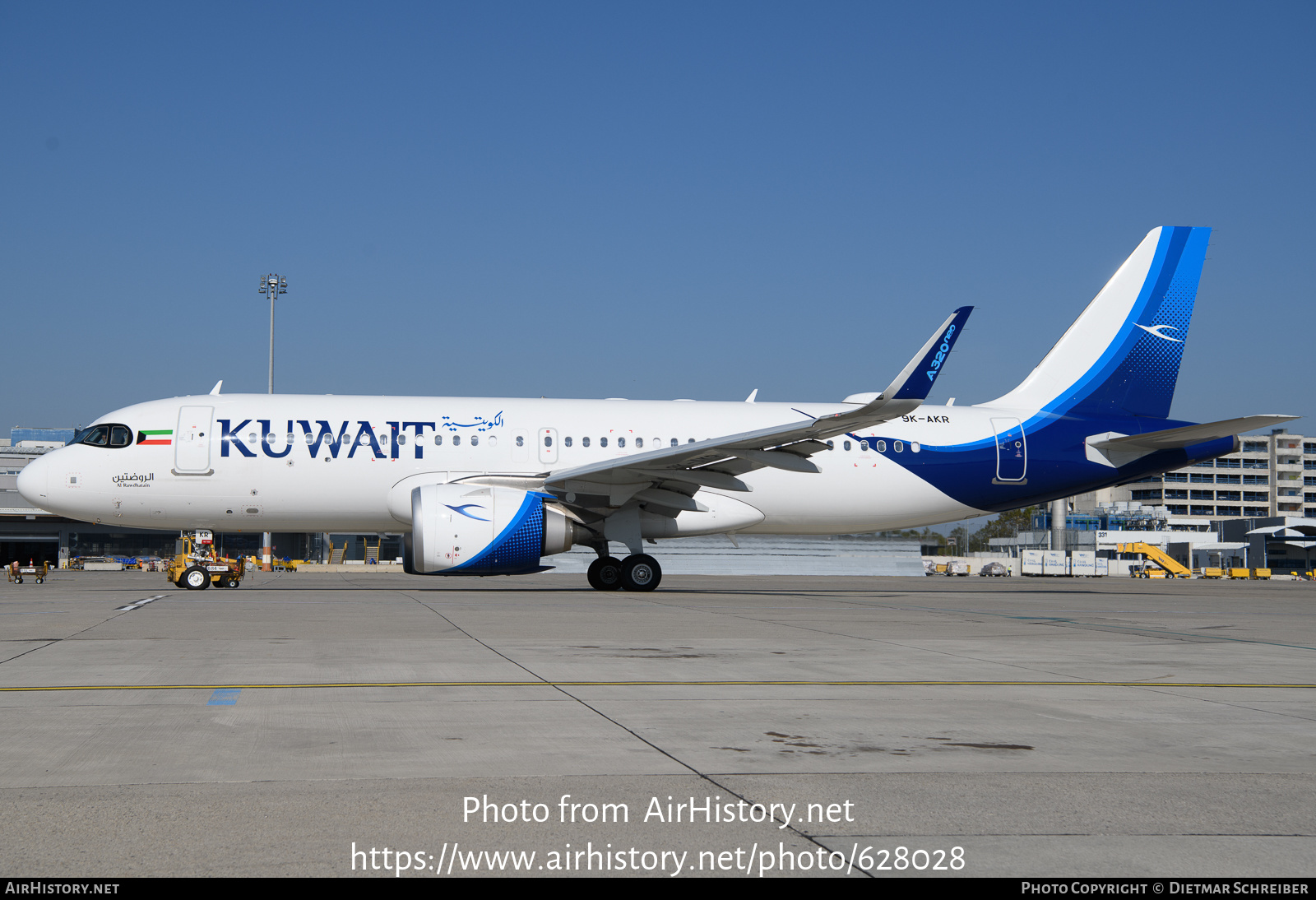 Aircraft Photo of 9K-AKR | Airbus A320-251N | Kuwait Airways | AirHistory.net #628028