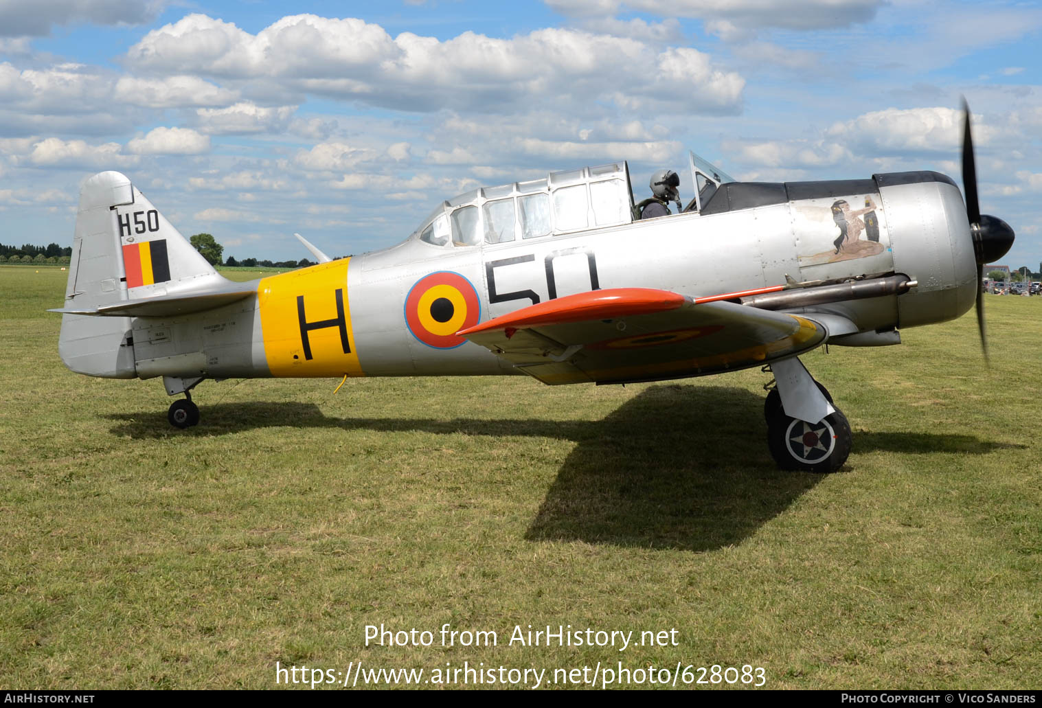 Aircraft Photo of OO-DAF / H50 | North American AT-16 Harvard IIB | Belgium - Air Force | AirHistory.net #628083