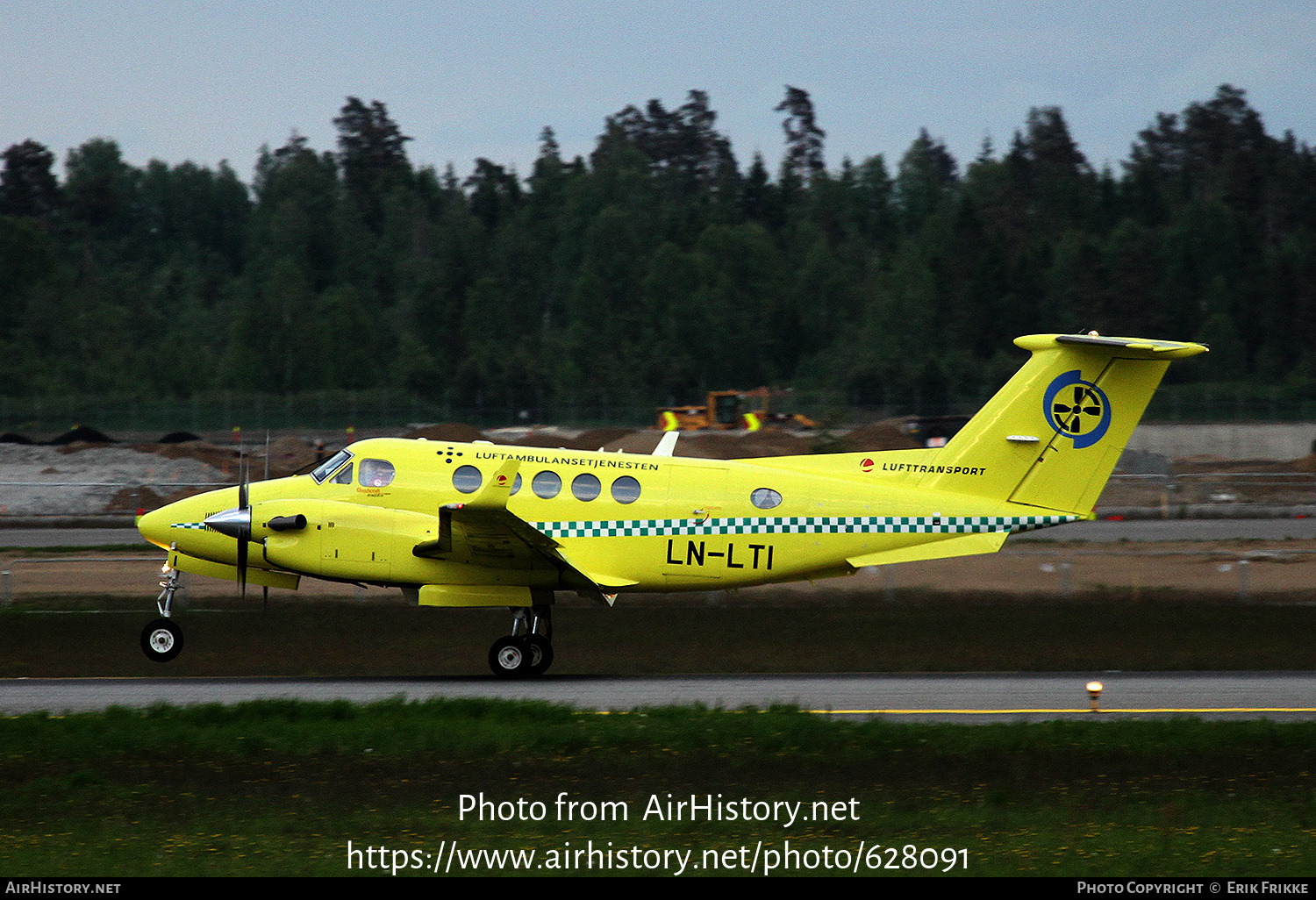 Aircraft Photo of LN-LTI | Hawker Beechcraft B200GTO/WL King Air | Lufttransport | AirHistory.net #628091