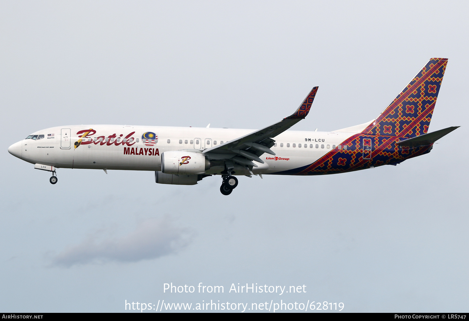 Aircraft Photo of 9M-LCU | Boeing 737-8U3 | Batik Air Malaysia | AirHistory.net #628119