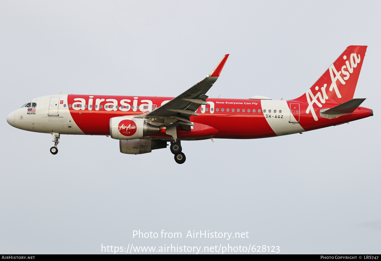 Aircraft Photo of 9M-AGZ | Airbus A320-216 | AirAsia | AirHistory.net #628123