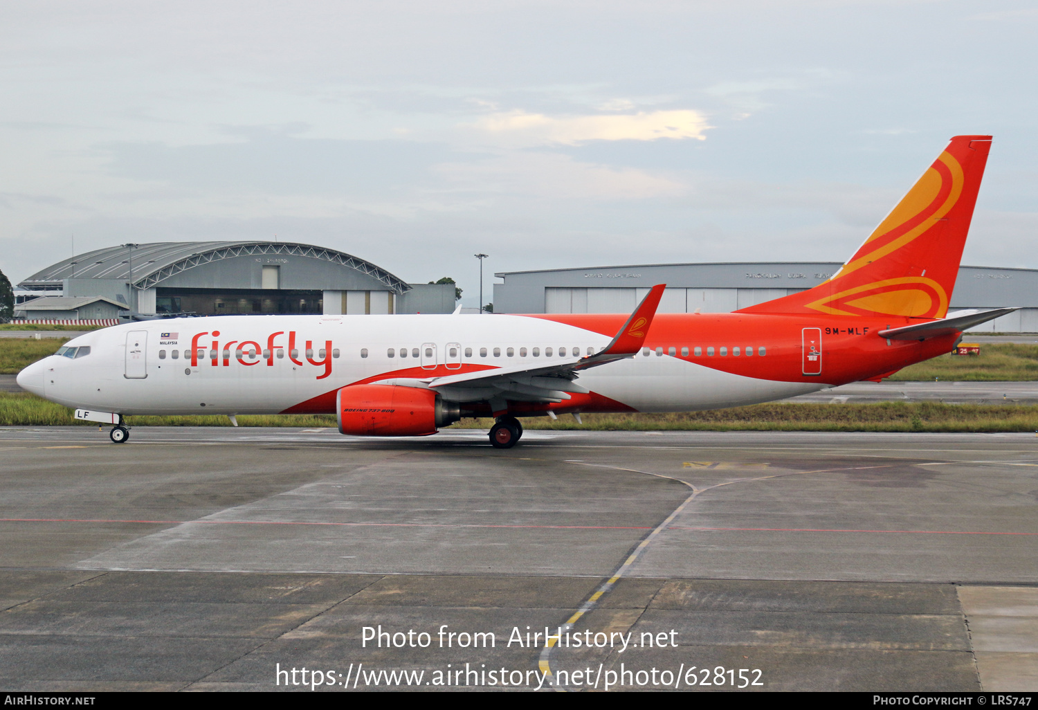 Aircraft Photo of 9M-MLF | Boeing 737-8FZ | Firefly | AirHistory.net #628152