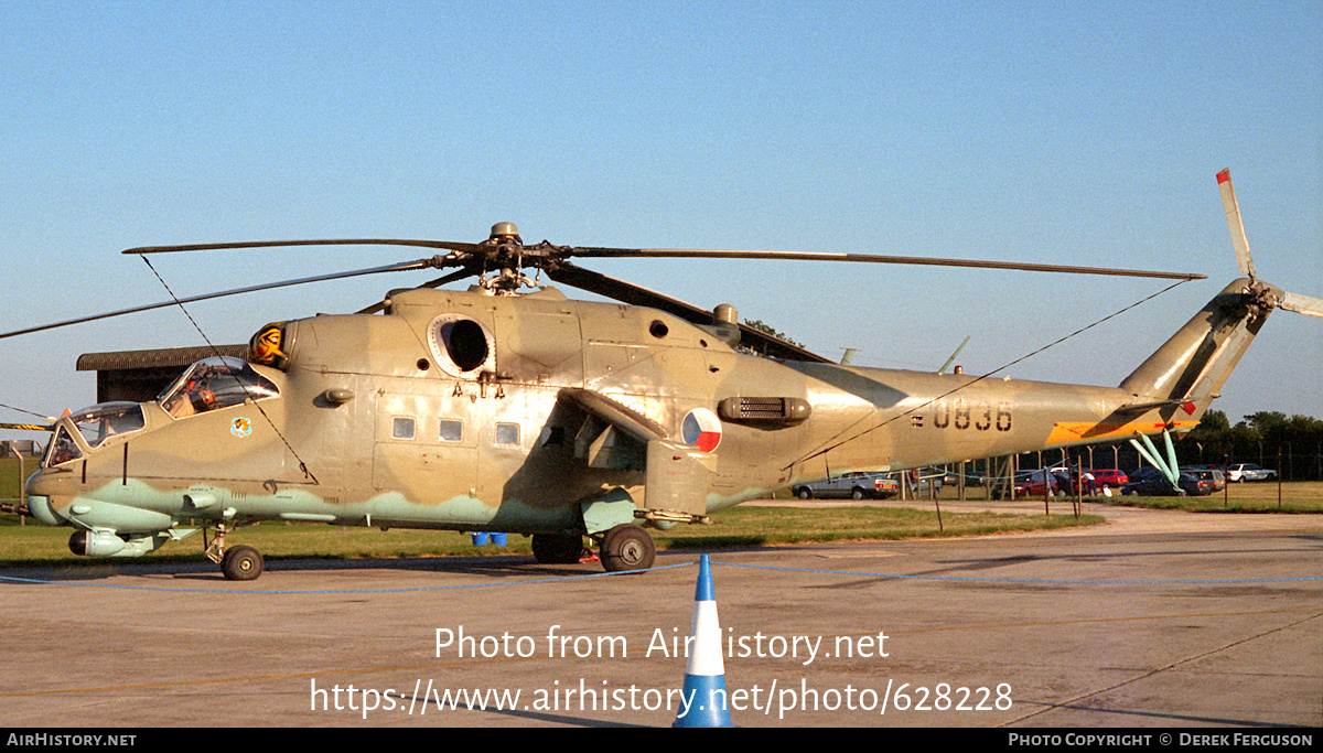 Aircraft Photo of 0836 | Mil Mi-24V | Czechia - Air Force | AirHistory.net #628228