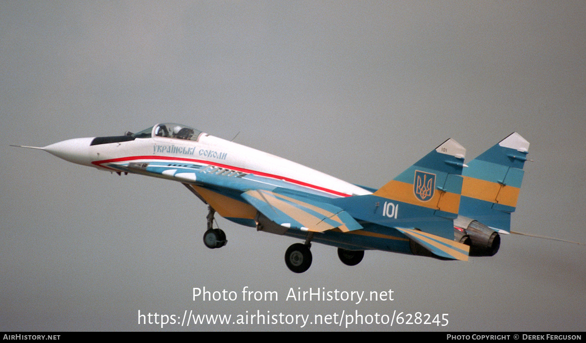 Aircraft Photo of 101 | Mikoyan-Gurevich MiG-29S | Ukraine - Air Force | AirHistory.net #628245