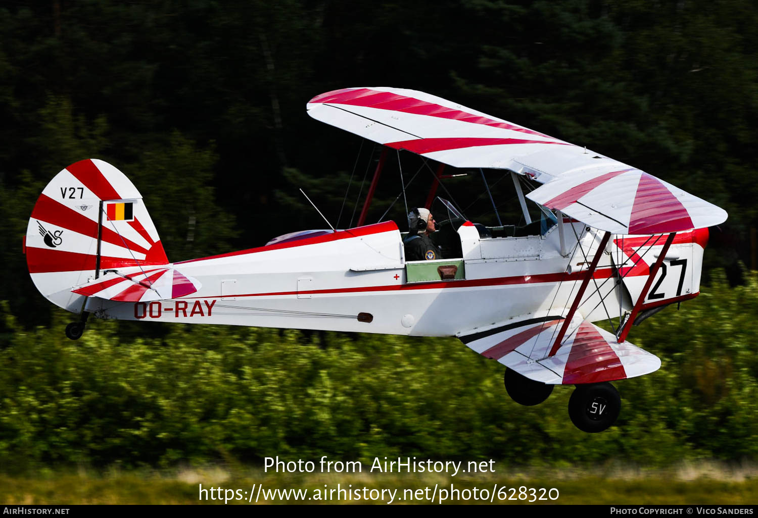 Aircraft Photo of OO-RAY / V27 | Stampe-Vertongen SV-4B | Belgium - Air Force | AirHistory.net #628320