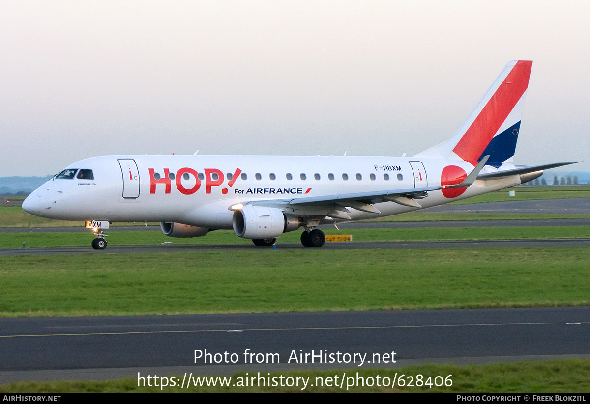 Aircraft Photo of F-HBXM | Embraer 170LR (ERJ-170-100LR) | Hop! | AirHistory.net #628406