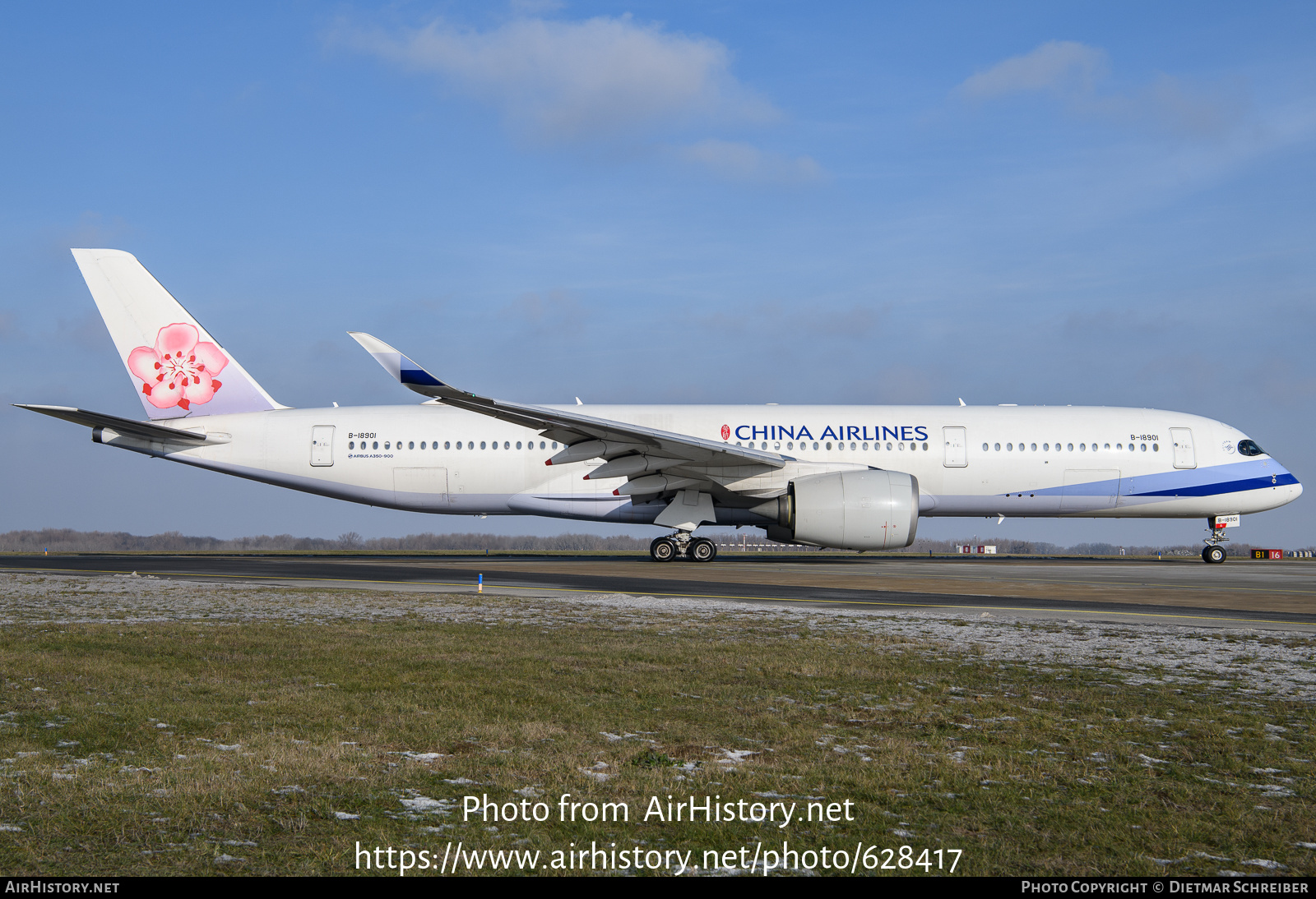 Aircraft Photo of B-18901 | Airbus A350-941 | China Airlines | AirHistory.net #628417