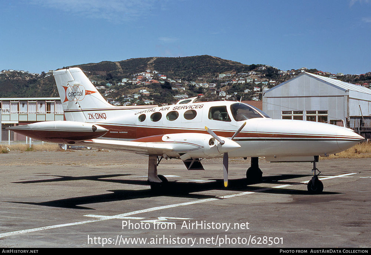 Aircraft Photo of ZK-DNQ | Cessna 402B | Capital Air Services | AirHistory.net #628501