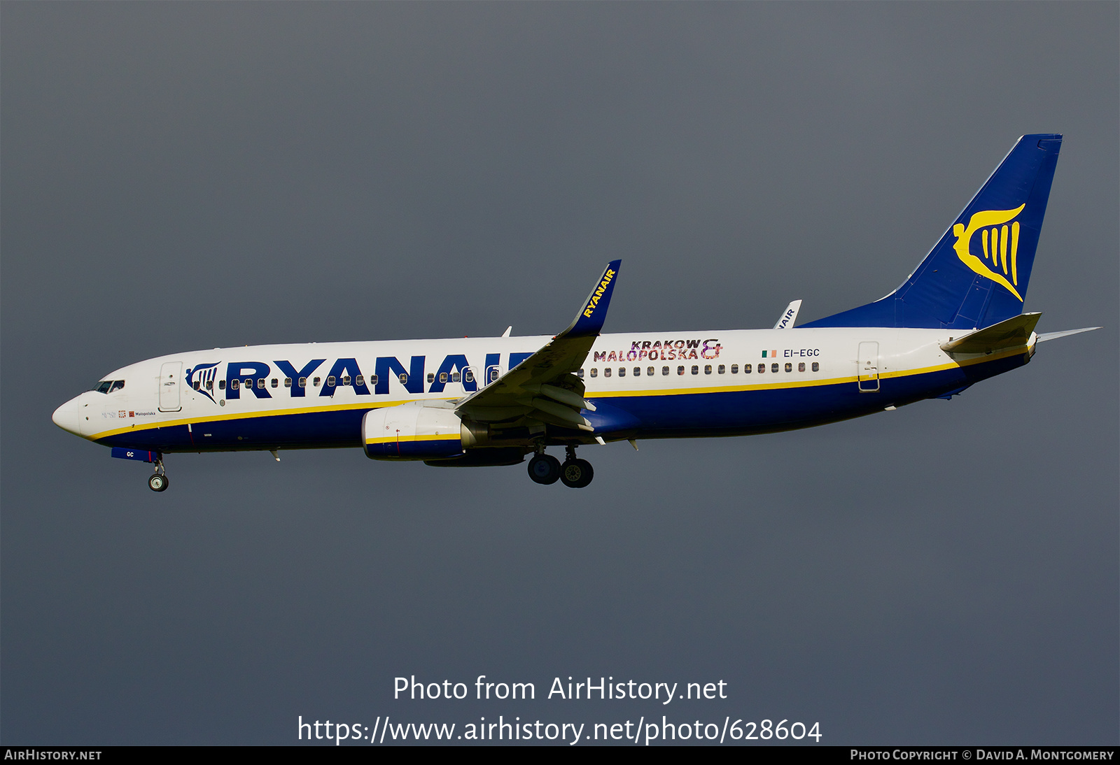 Aircraft Photo of EI-EGC | Boeing 737-8AS | Ryanair | AirHistory.net #628604