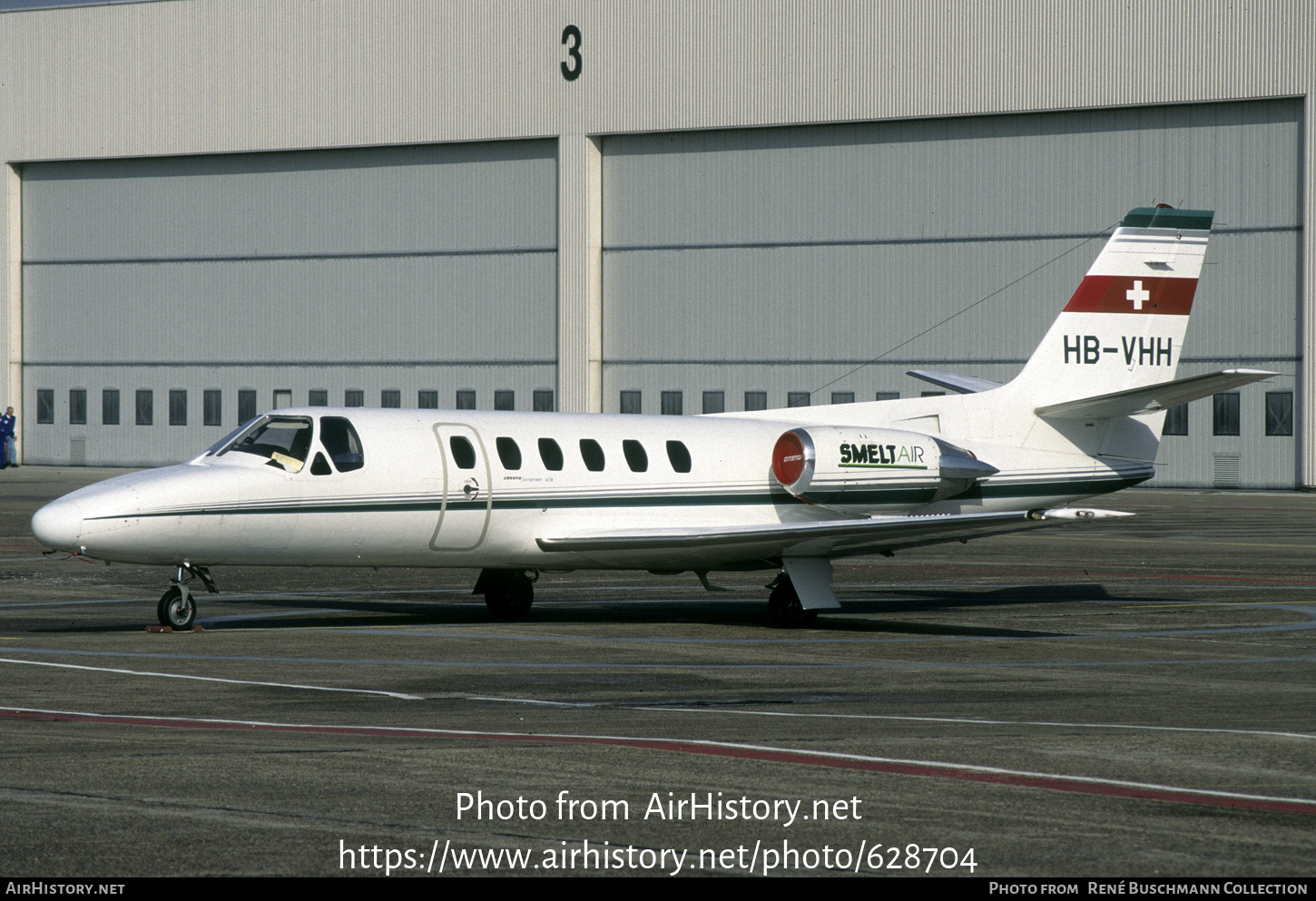 Aircraft Photo of HB-VHH | Cessna S550 Citation S/II | Smelt Air | AirHistory.net #628704