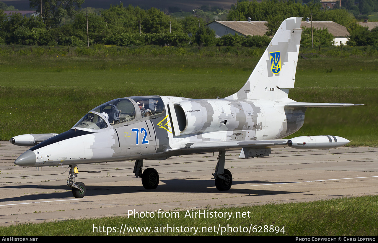 Aircraft Photo of 72 blue | Aero L-39 Albatros | Ukraine - Air Force | AirHistory.net #628894