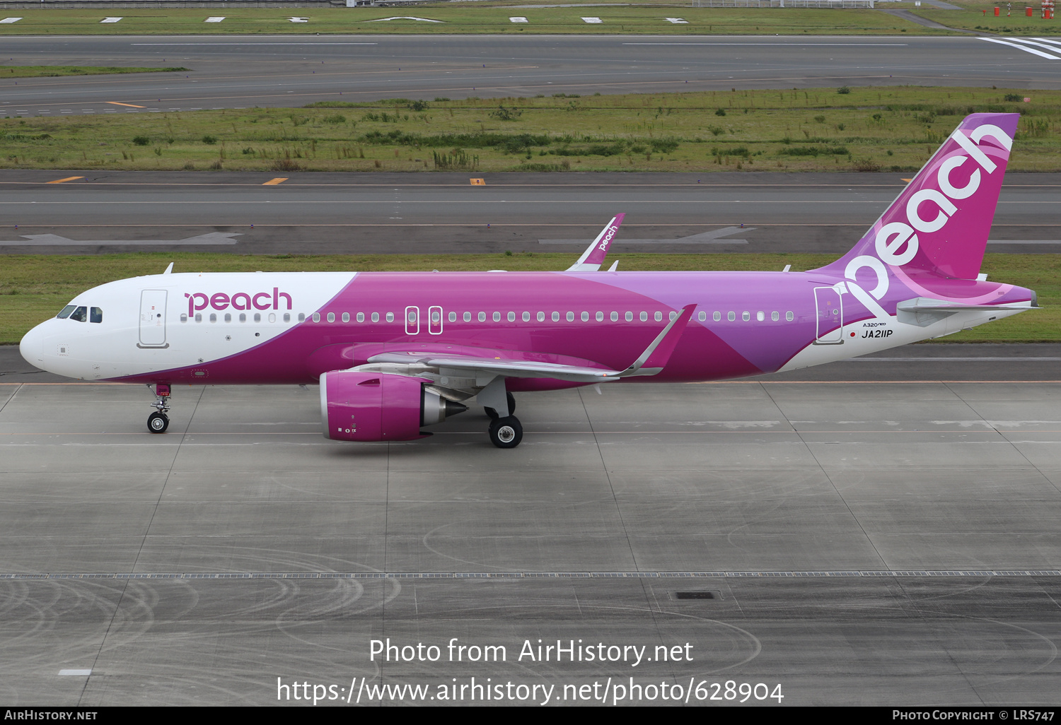 Aircraft Photo of JA211P | Airbus A320-251N | Peach Aviation | AirHistory.net #628904