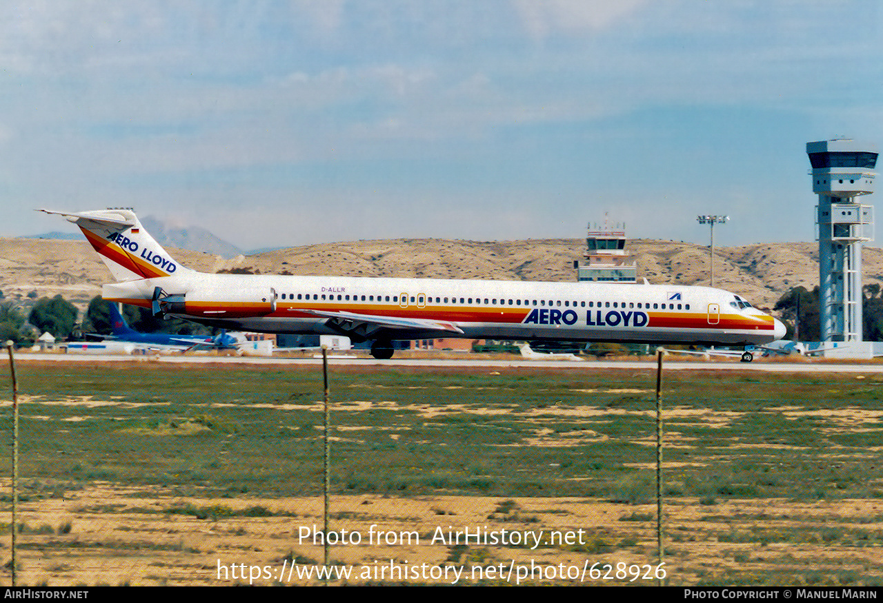 Aircraft Photo of D-ALLR | McDonnell Douglas MD-83 (DC-9-83) | Aero Lloyd | AirHistory.net #628926