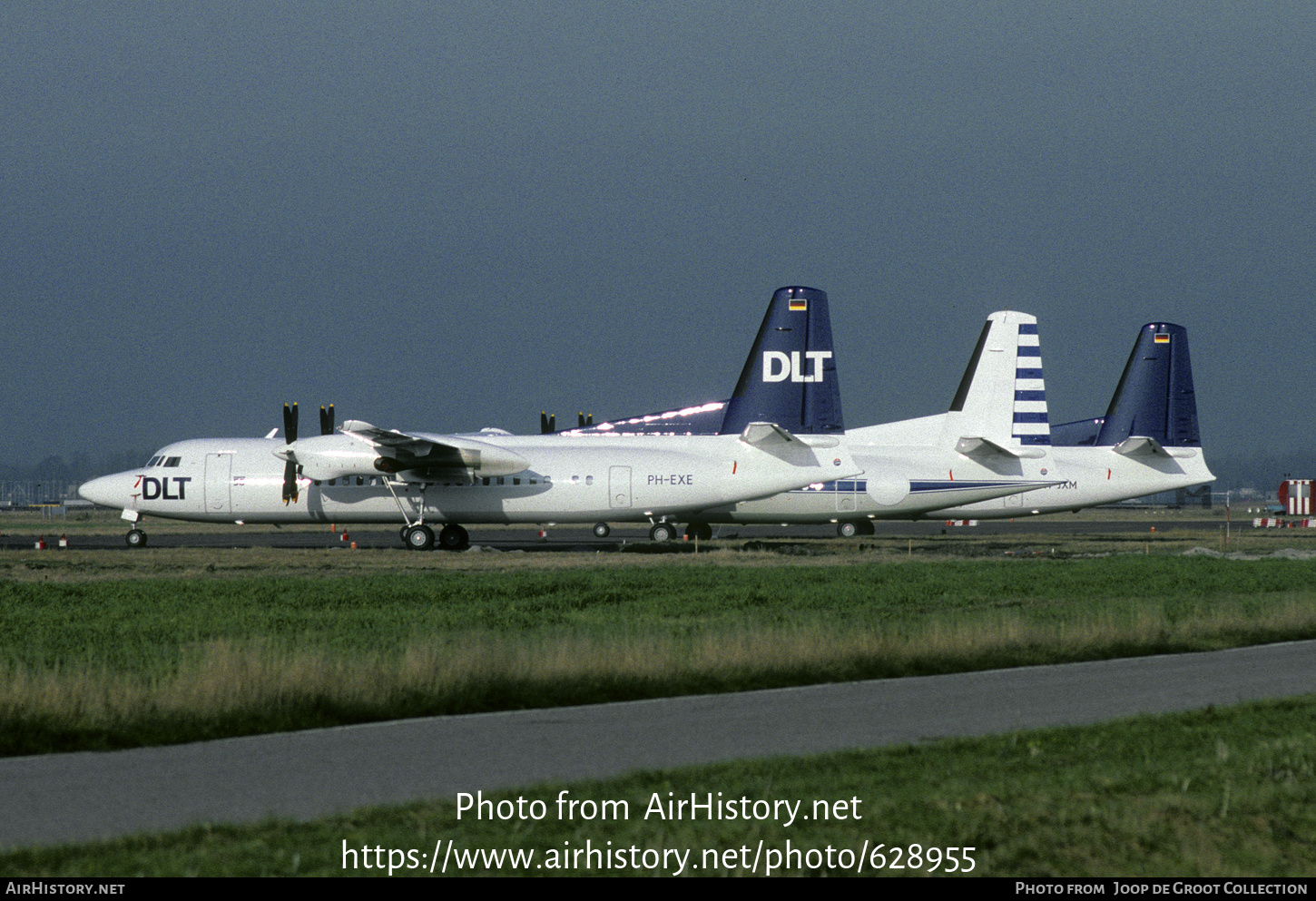 Aircraft Photo of PH-EXE | Fokker 50 | DLT - Deutsche Luftverkehrsgesellschaft | AirHistory.net #628955