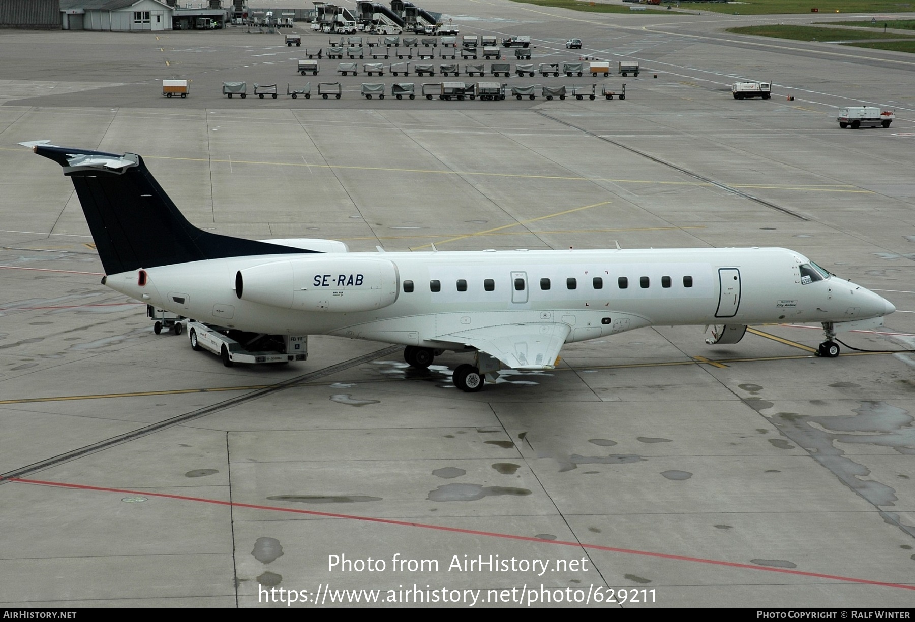 Aircraft Photo of SE-RAB | Embraer ERJ-135LR (EMB-135LR) | City Airline | AirHistory.net #629211