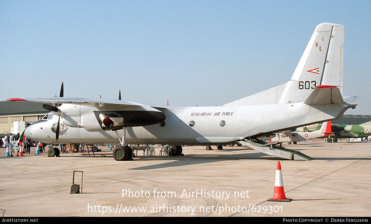 Aircraft Photo of 603 | Antonov An-26 | Hungary - Air Force | AirHistory.net #629301