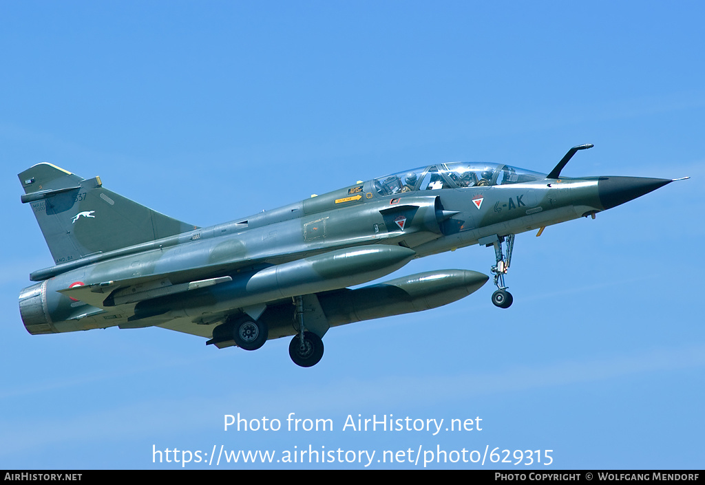 Aircraft Photo of 337 | Dassault Mirage 2000N | France - Air Force | AirHistory.net #629315