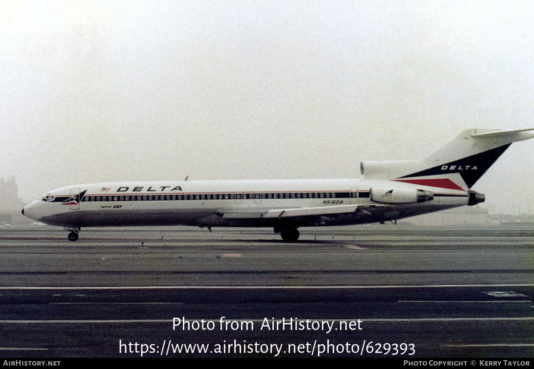 Aircraft Photo of N516DA | Boeing 727-232/Adv | Delta Air Lines | AirHistory.net #629393