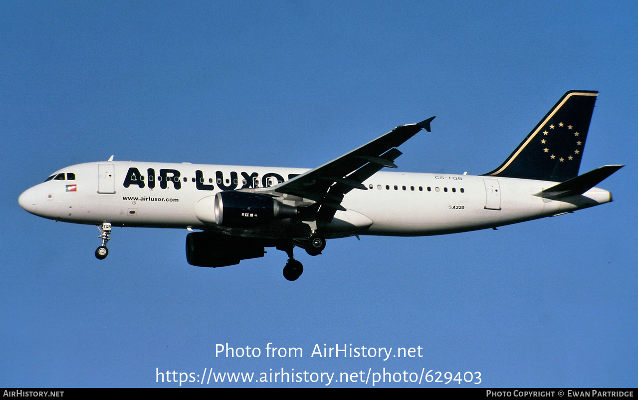 Aircraft Photo of CS-TQB | Airbus A320-214 | Air Luxor | AirHistory.net #629403