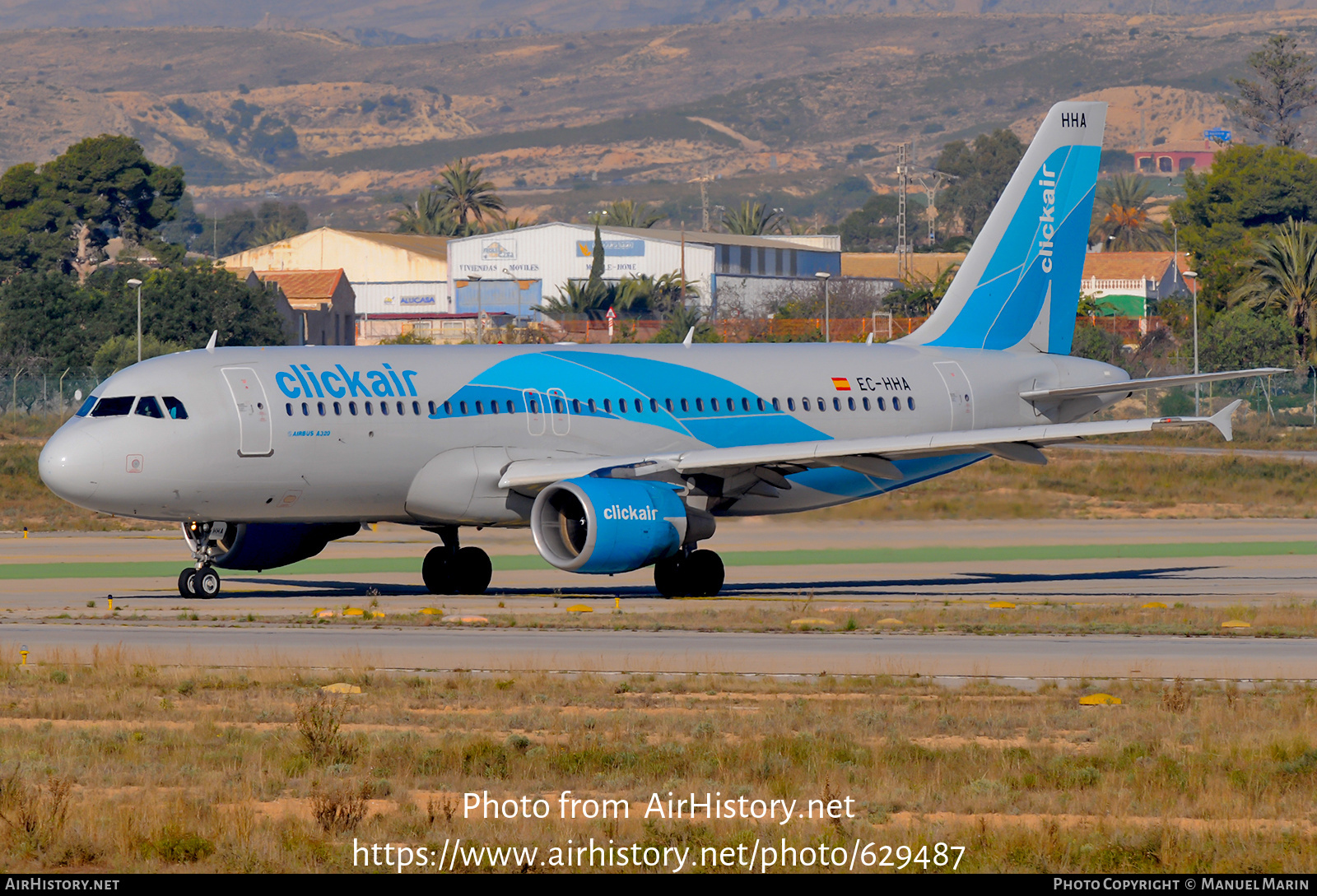 Aircraft Photo of EC-HHA | Airbus A320-214 | Clickair | AirHistory.net #629487