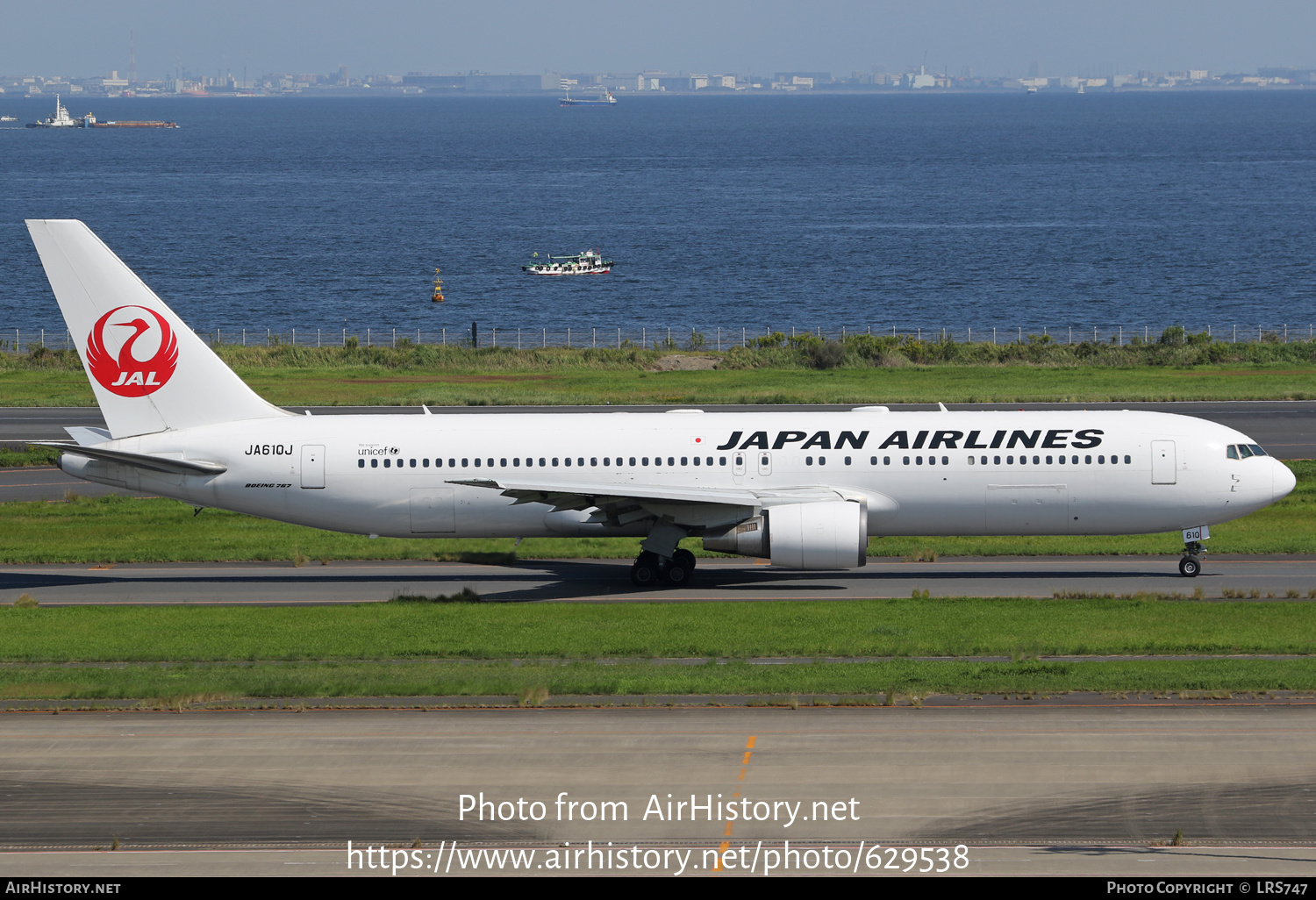 Aircraft Photo of JA610J | Boeing 767-346/ER | Japan Airlines - JAL | AirHistory.net #629538