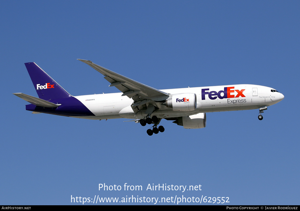 Aircraft Photo of N889FD | Boeing 777-FS2 | FedEx Express - Federal Express | AirHistory.net #629552