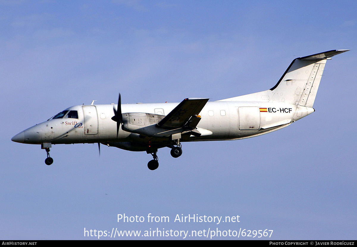 Aircraft Photo of EC-HCF | Embraer EMB-120RT(F) Brasilia | Swiftair | AirHistory.net #629567