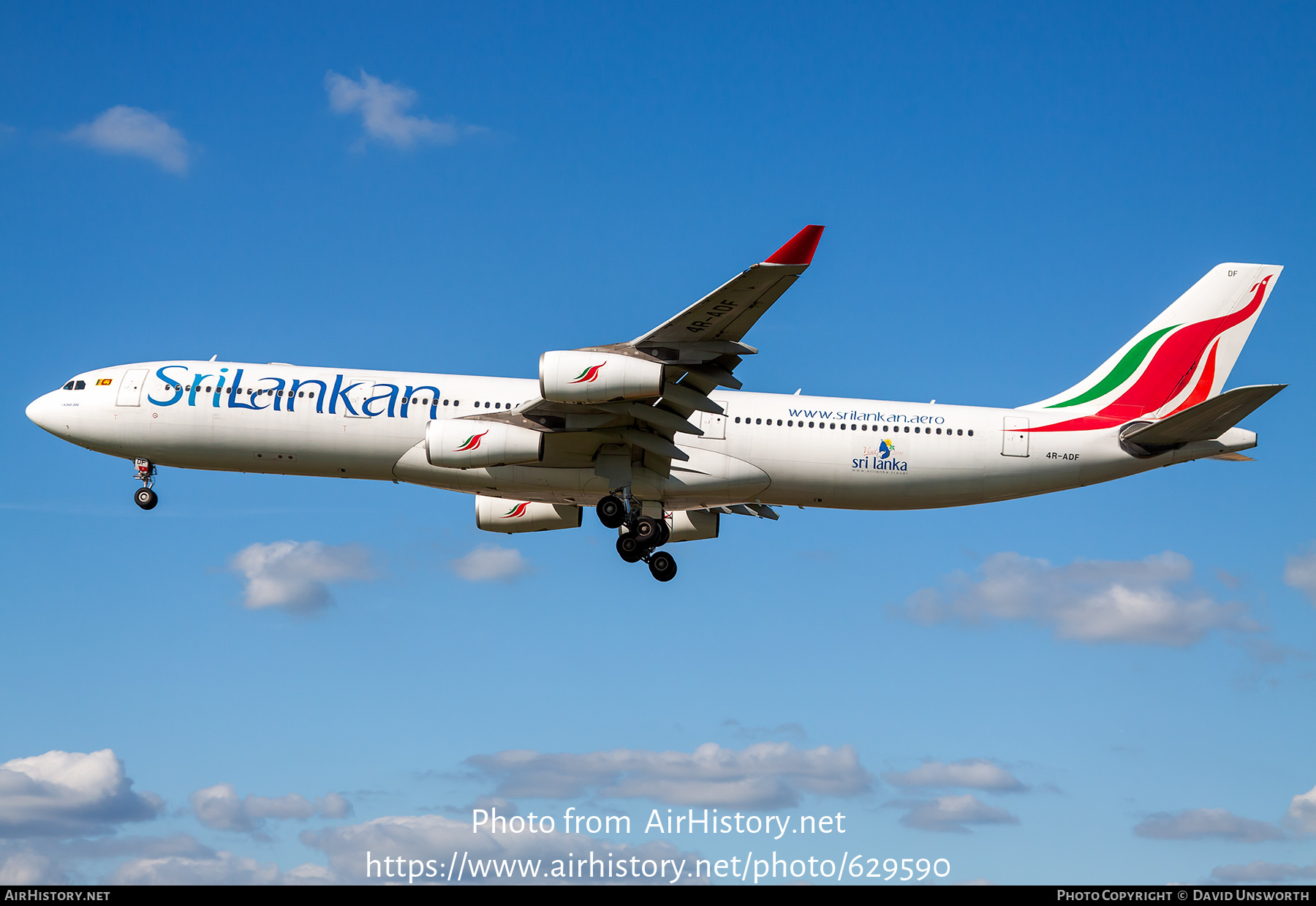 Aircraft Photo of 4R-ADF | Airbus A340-312 | SriLankan Airlines | AirHistory.net #629590