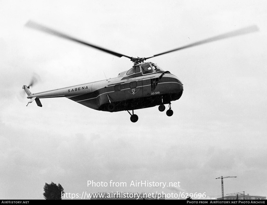 Aircraft Photo of OO-SHA | Sikorsky S-55 | Sabena | AirHistory.net #629696