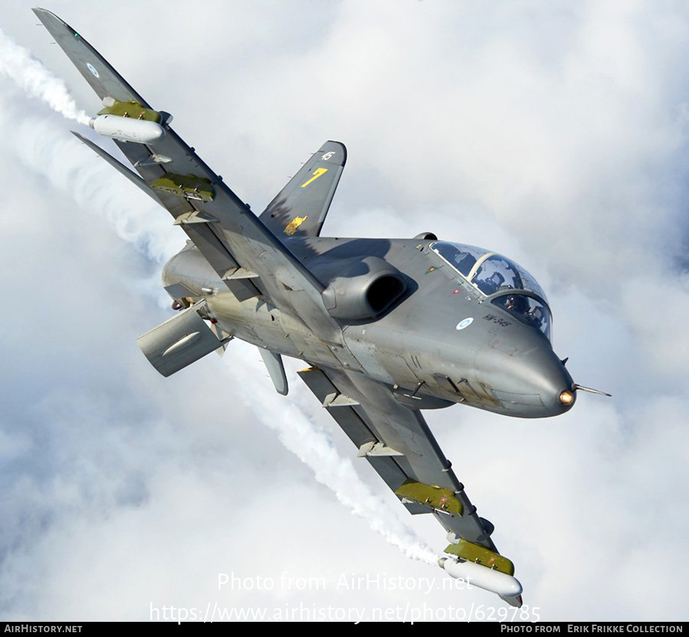 Aircraft Photo of HW-345 | British Aerospace Hawk 51 | Finland - Air Force | AirHistory.net #629785