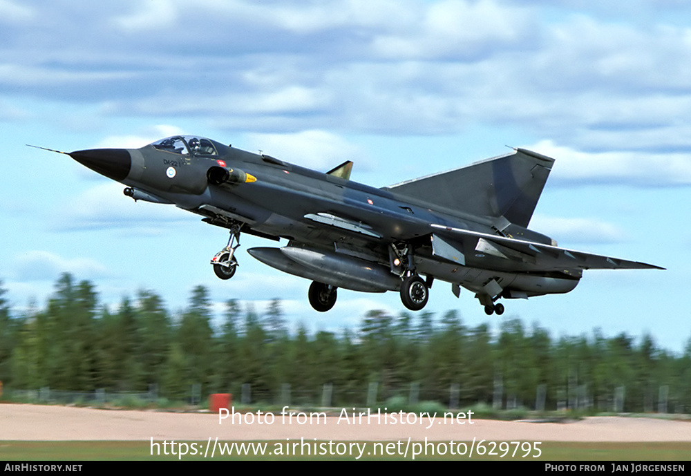 Aircraft Photo of DK-221 | Saab J35XS Draken | Finland - Air Force ...