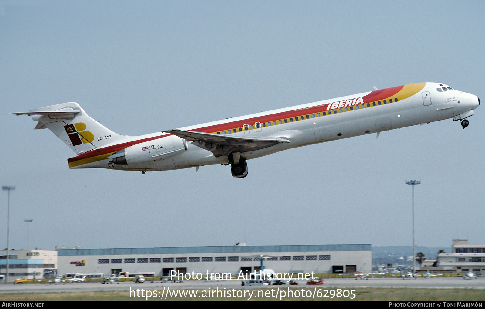 Aircraft Photo of EC-EYZ | McDonnell Douglas MD-87 (DC-9-87) | Iberia | AirHistory.net #629805