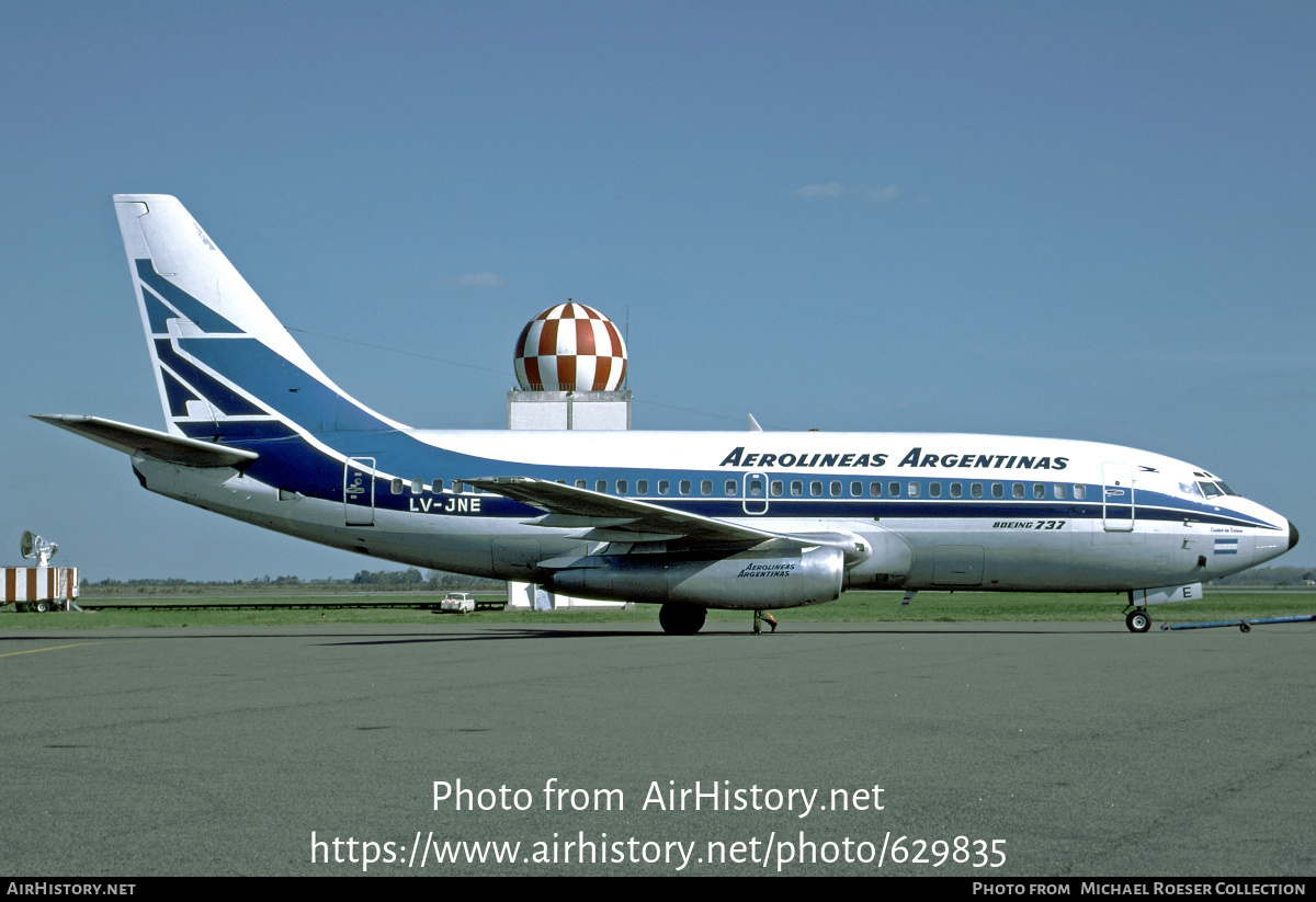 Aircraft Photo of LV-JNE | Boeing 737-287C | Aerolíneas Argentinas | AirHistory.net #629835