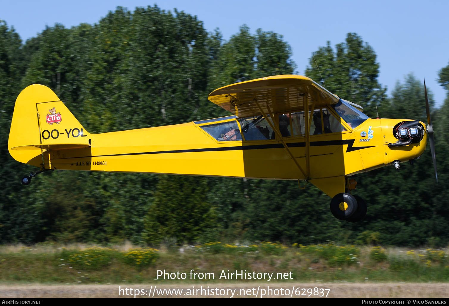 Aircraft Photo of OO-YOL | Piper J-3C-65 Cub | AirHistory.net #629837