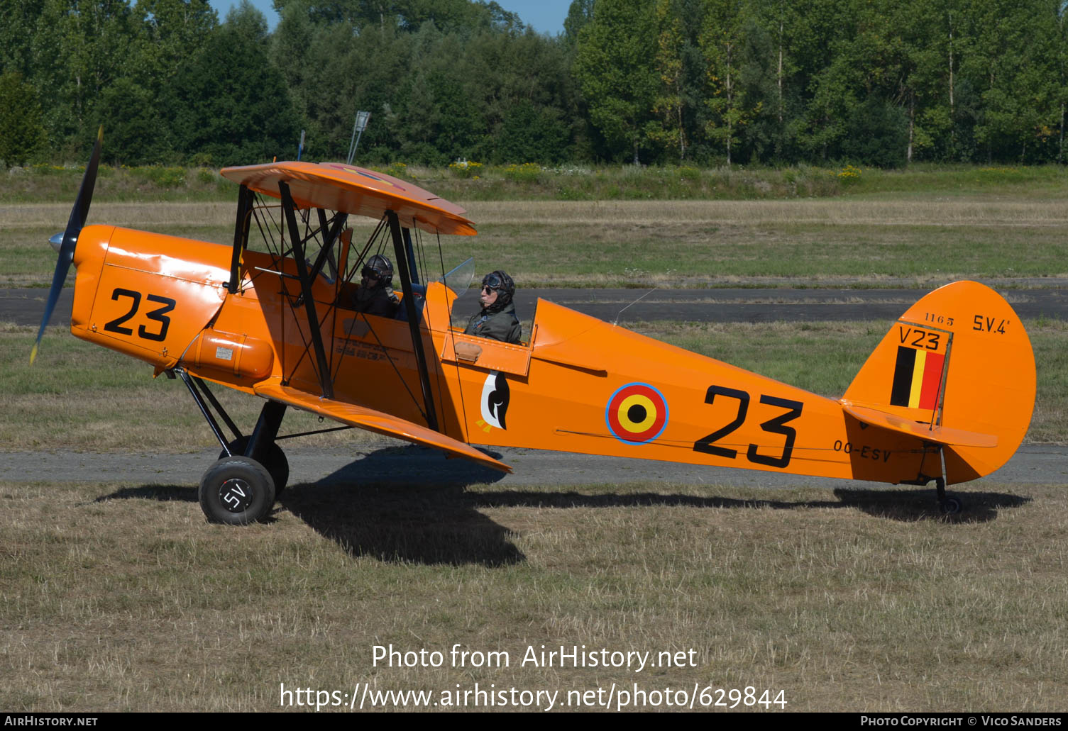 Aircraft Photo of OO-ESV / V23 | Stampe-Vertongen SV-4B | Belgium - Air Force | AirHistory.net #629844