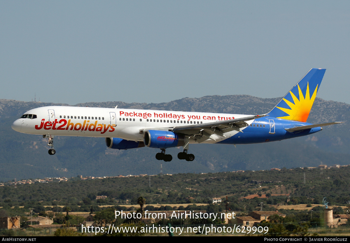 Aircraft Photo of G-LSAM | Boeing 757-204 | Jet2 Holidays | AirHistory.net #629909