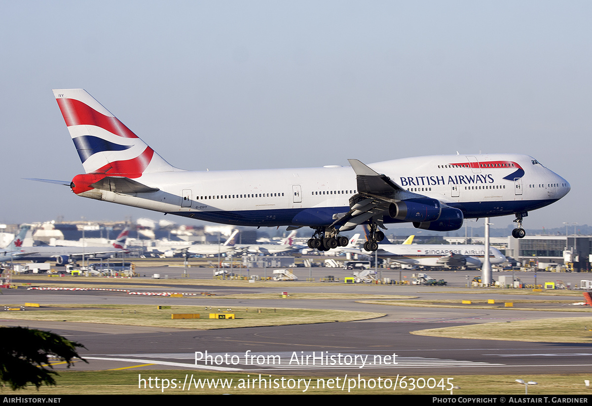 Aircraft Photo of G-CIVY | Boeing 747-436 | British Airways | AirHistory.net #630045