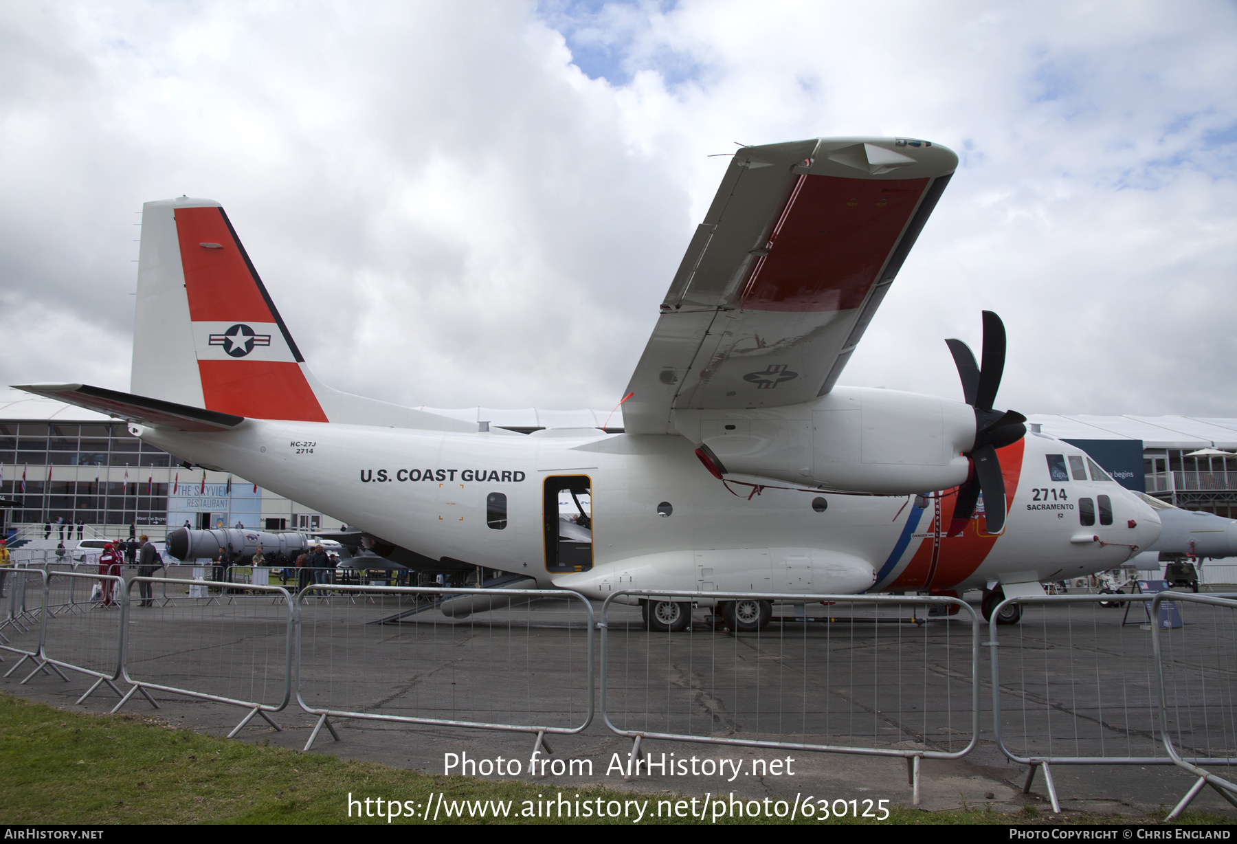 Aircraft Photo of 2714 | Alenia C-27J Spartan | USA - Coast Guard | AirHistory.net #630125