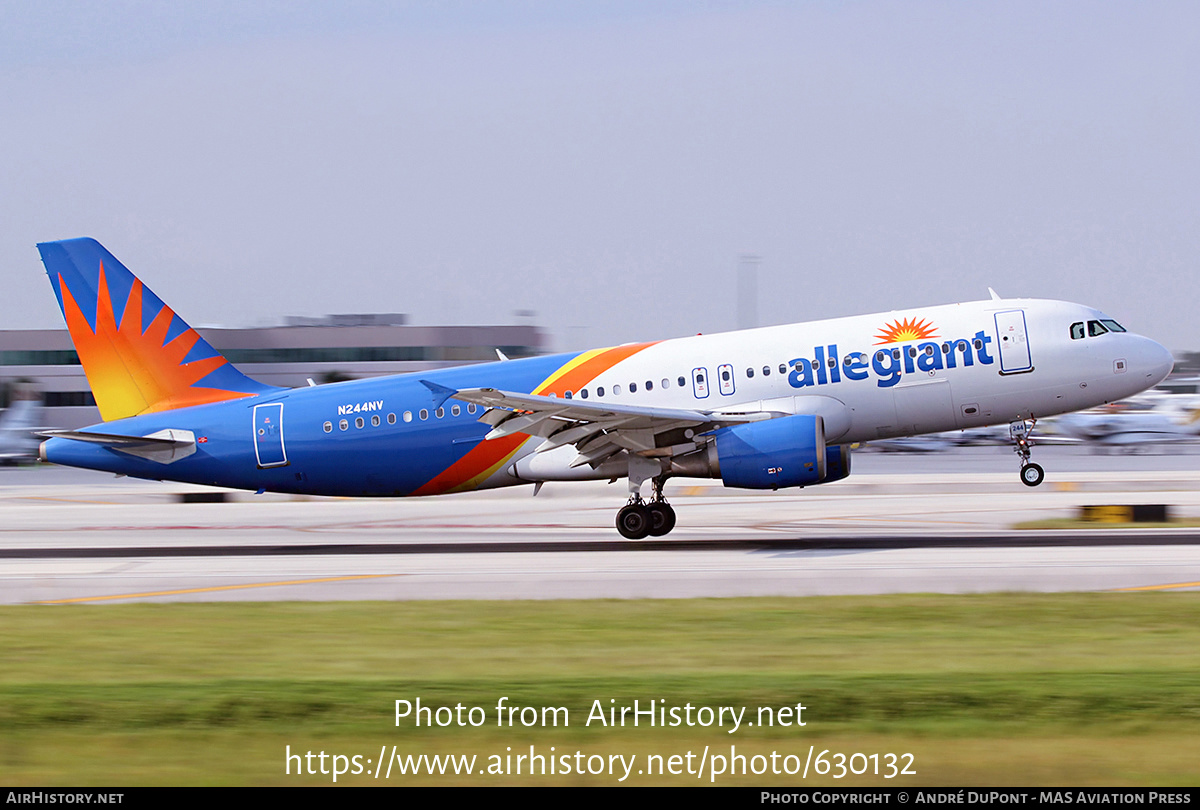 Aircraft Photo of N244NV | Airbus A320-214 | Allegiant Air | AirHistory.net #630132